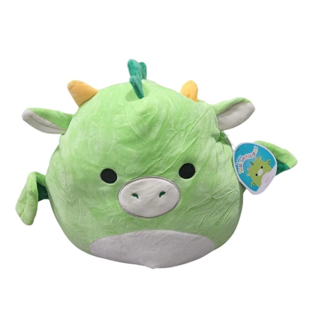 SQUISHMALLOWS green blue orange Dexter 12" dragon new!!!
